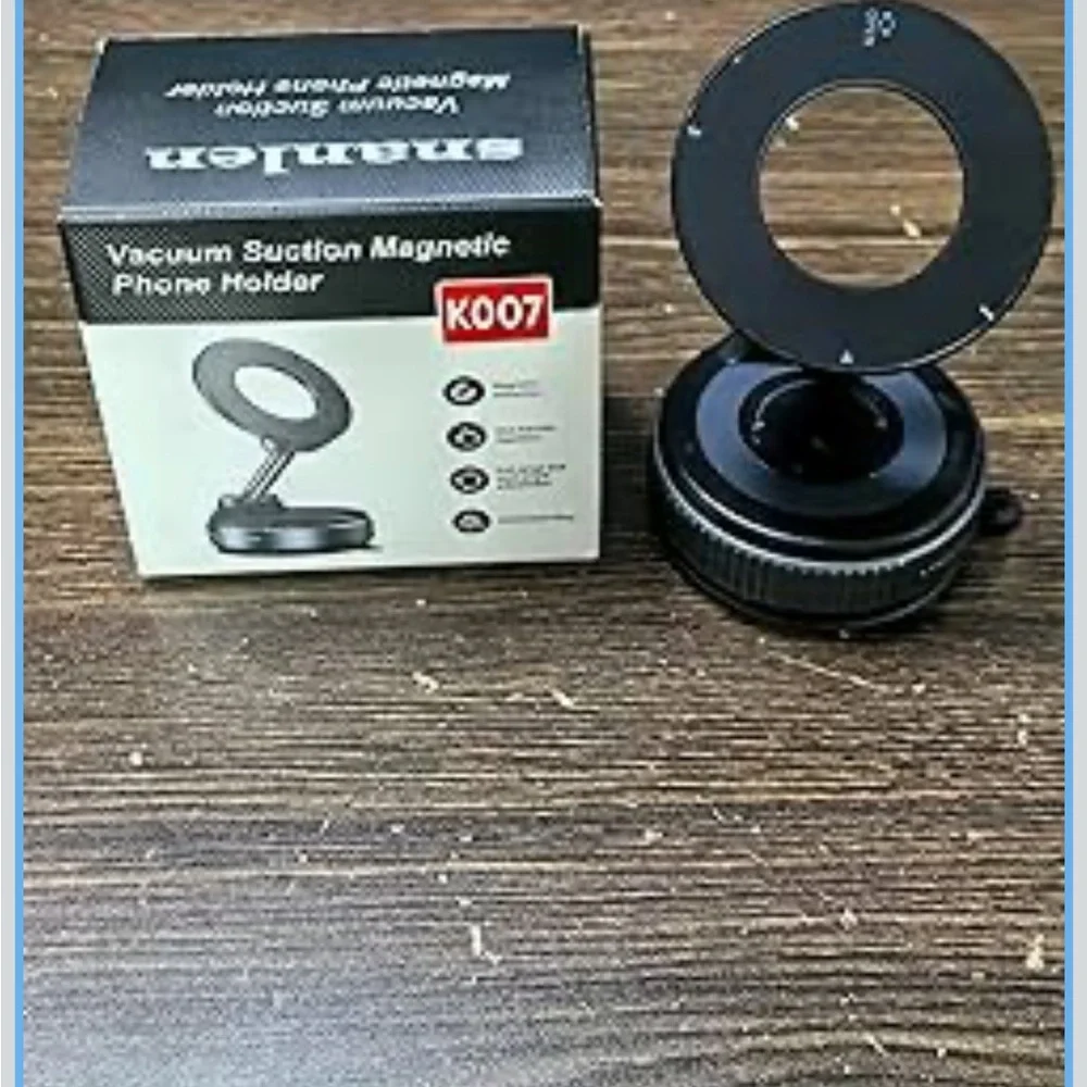 Cell Phone Holders for Vehicles, Upgraded Vacuum Magnetic Suction Phone Mount